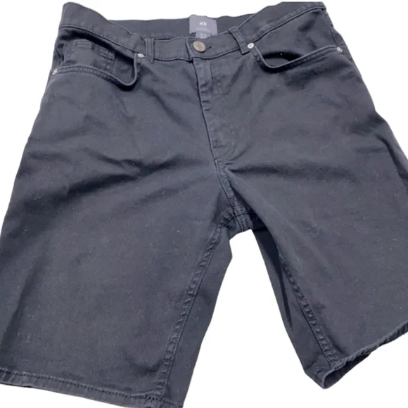 H&M black slim fit shorts size 30 - Picture 1 of 5